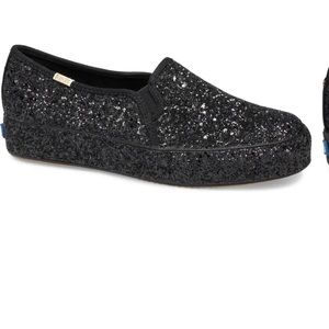 NWOT Keds Kate Spade Glitter Slip On Sneaker